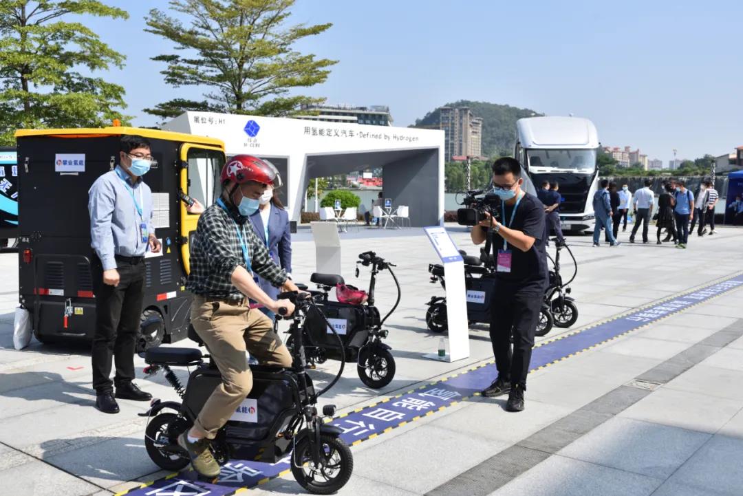 攀業氫能燃料電池自行車